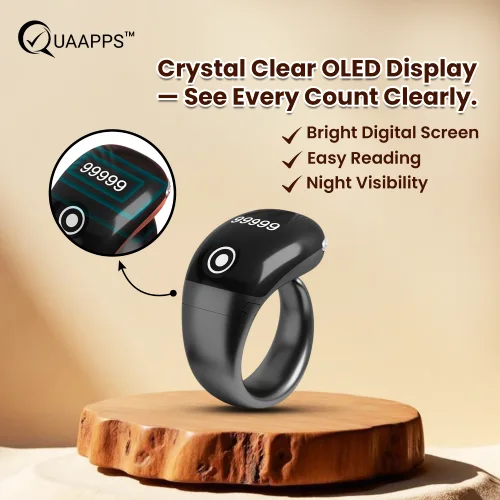 Digital Counter Rings with OLED Screen 2